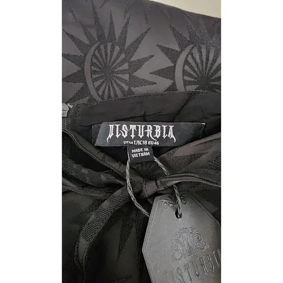 Disturbia NWT Semine Celestial Print Witchy Midi Dress Size 14 Alt, Statement - Picture 4 of 10